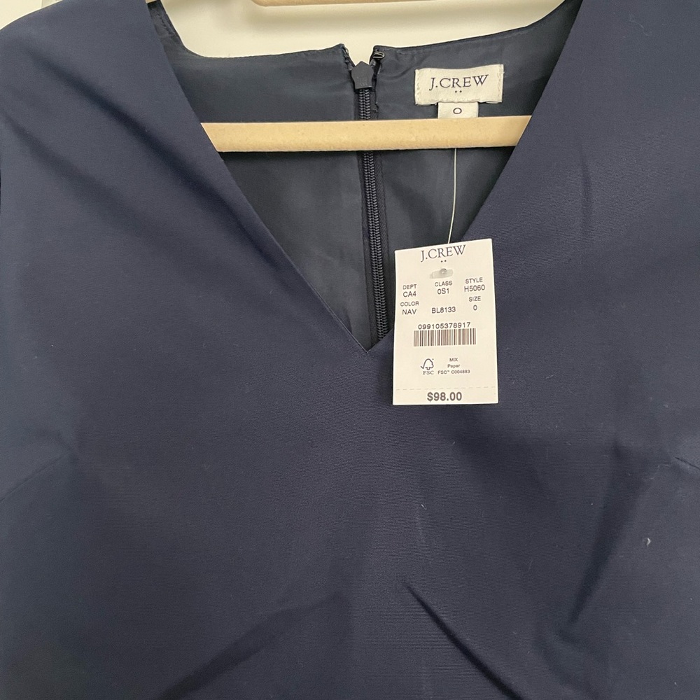 J.Crew Navy slim dress